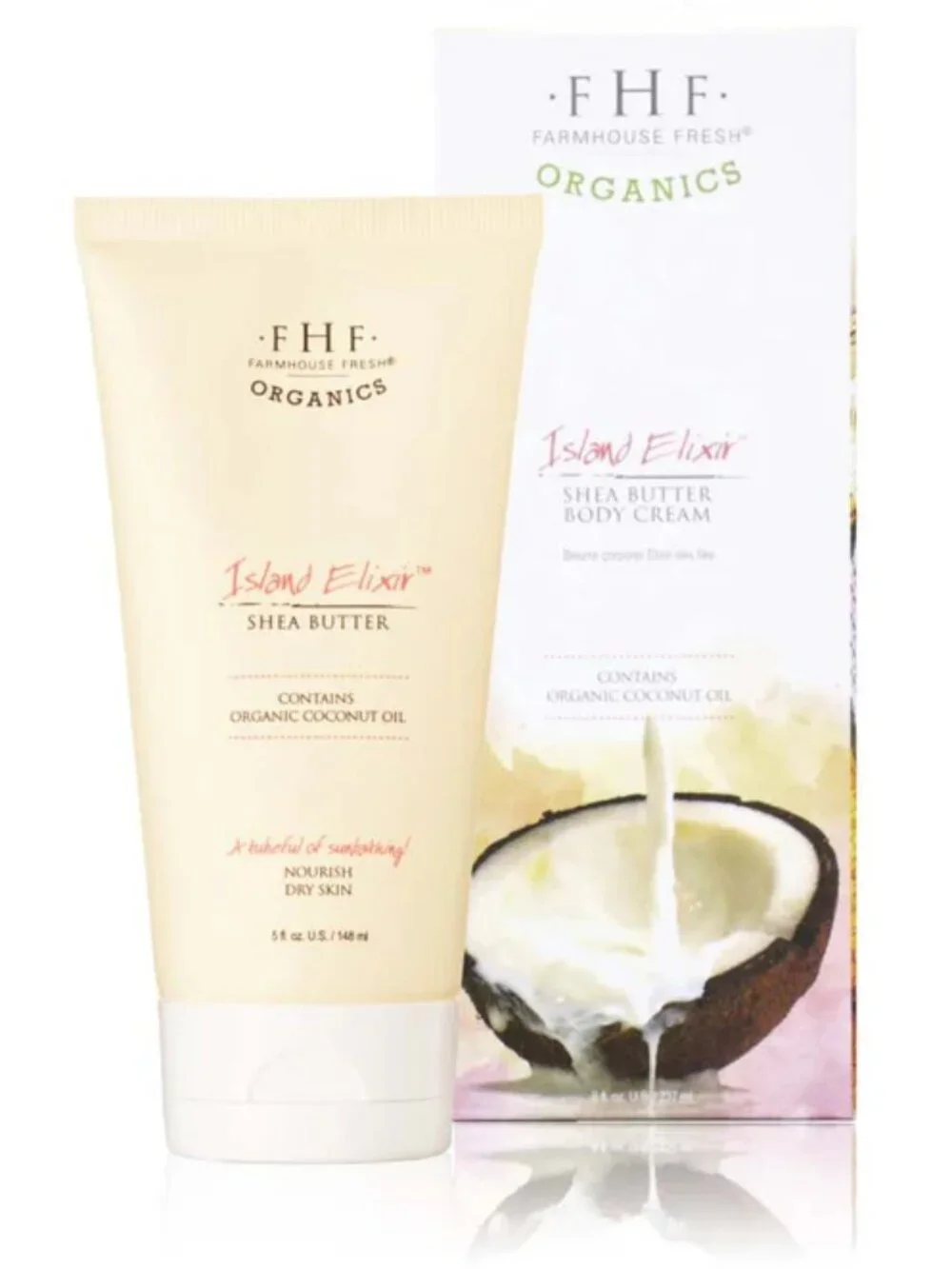 FARMHOUSE FRESH Island Elixir Organic Shea Butter Body Cream